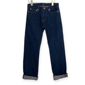 A.P.C. Hipster Size 29 Jeans Japanese Selvedge Raw Denim Rue De Fleurus Unisex